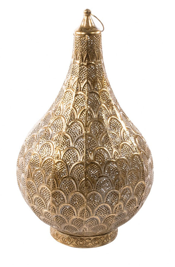 Casablanca Teardrop Table Lamp Gold