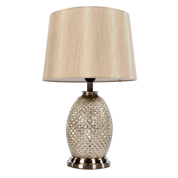 Acorn Speckled Lamp Silver
