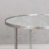 Avery S2 Side Tables Round Mirrored Silver