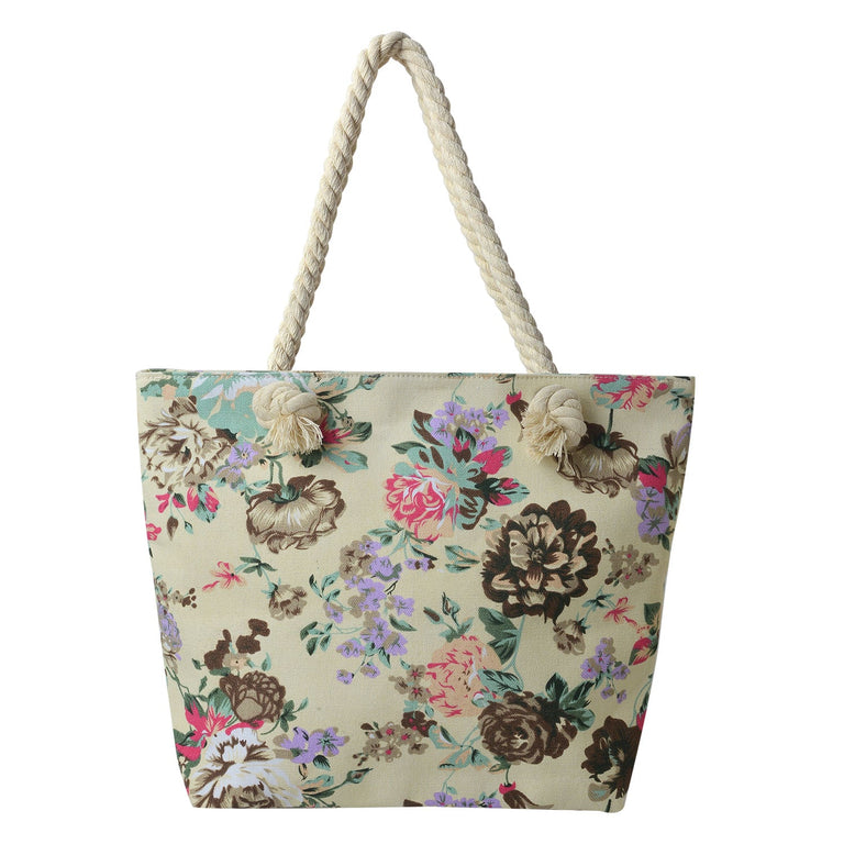 Floral Beach Bag  Multicoloured