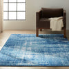 Calvin Klein River Flow Rug 02 Teal Ivory Blue
