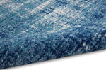 Calvin Klein River Flow Rug 02 Teal Ivory Blue