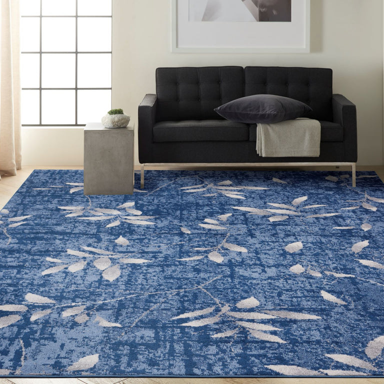 Calvin Klein River Flow Rug 03 Navy Ivory