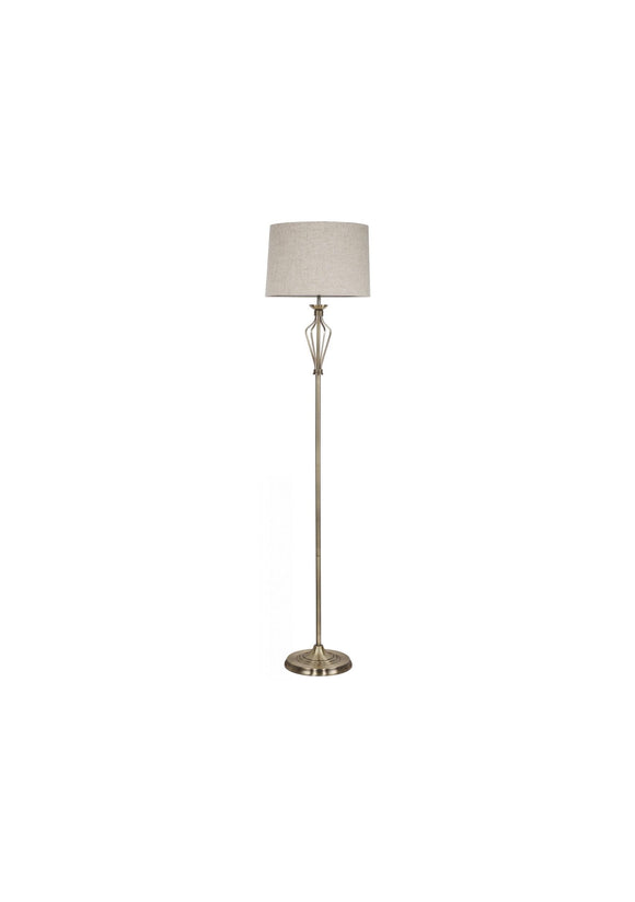 FL8525 Antique Brass Floor Lamp