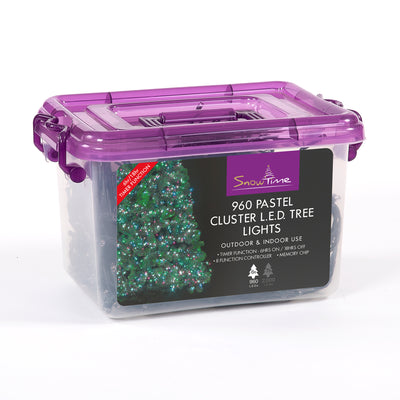 Pastel LED Cluster Lights MultiFunction with Controller