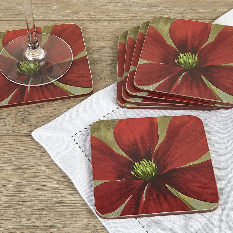 Creative Tops Flower Study Pack Of 6 Coasters