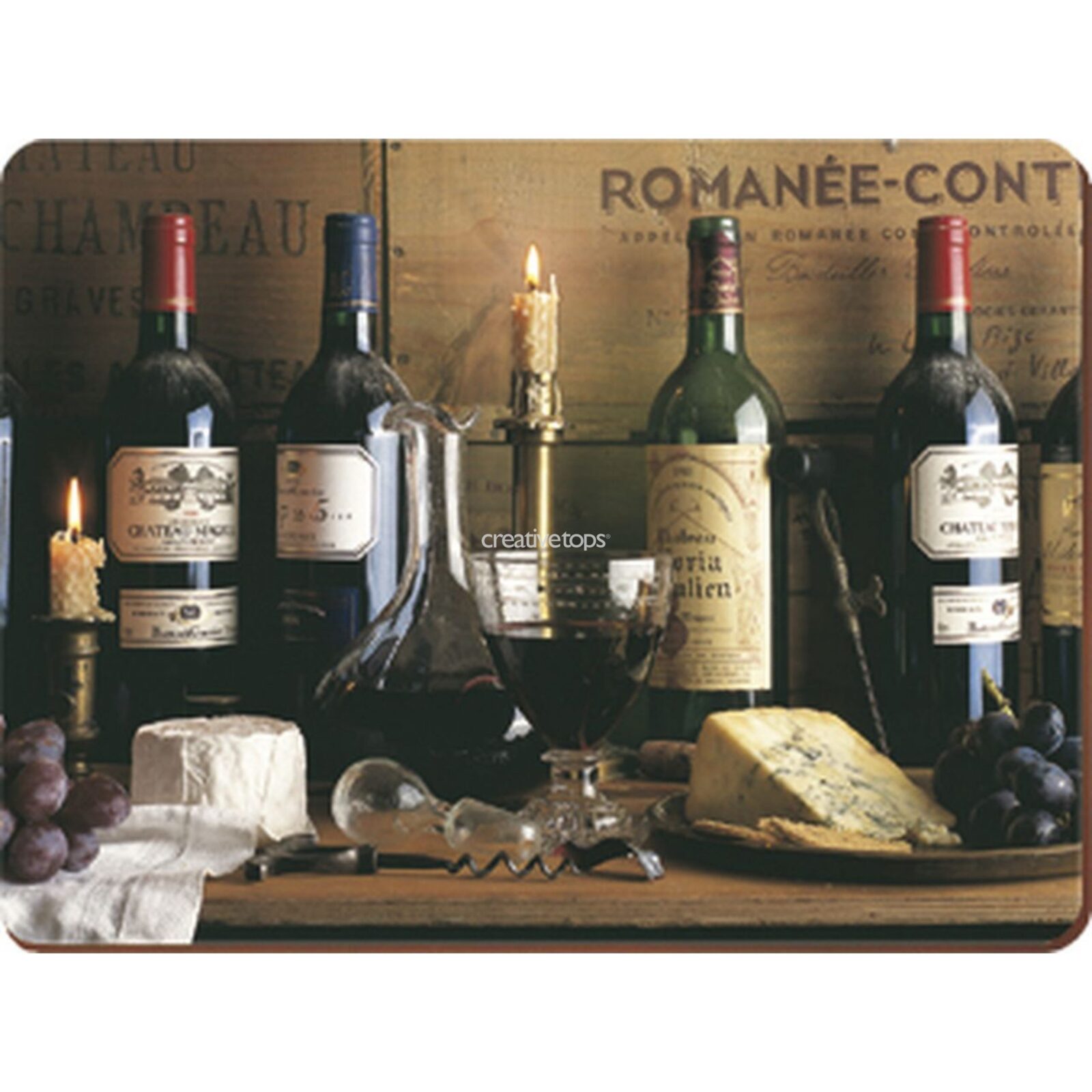 Creative Tops Vintage Wine Premium Placemats - Default Title - Foy and ...