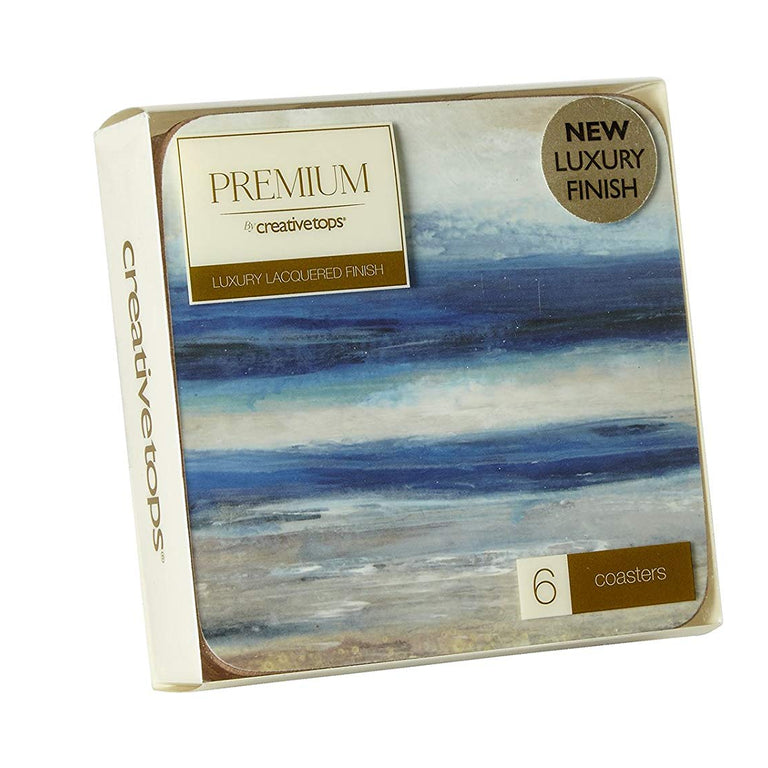 Creative Tops Blue Abstract Pack Of 6 Coasters