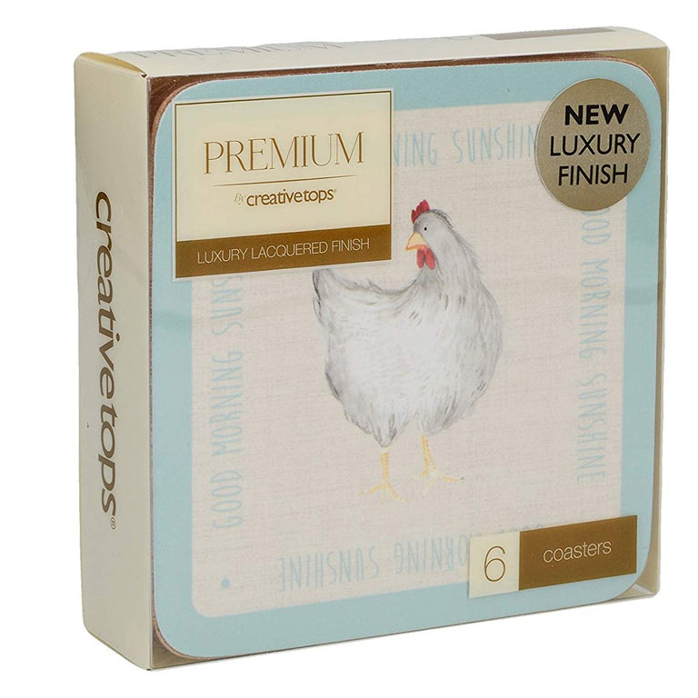 Creative Tops Feather Lane Pack Of 6 Coasters