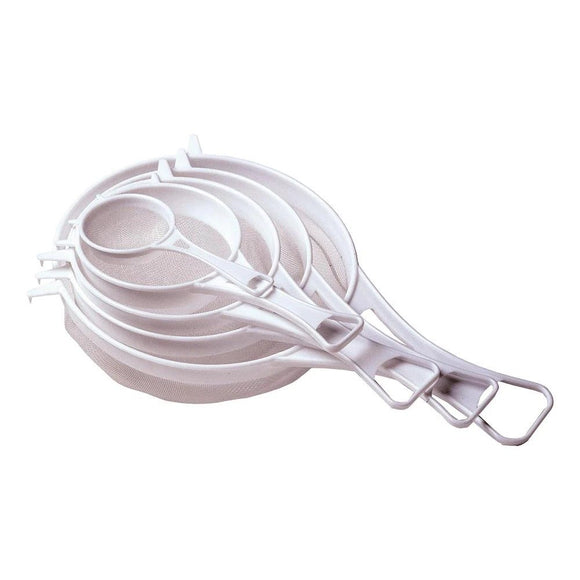 Chef Aid Strainer 12cm White Plastic Mesh