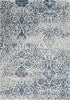 Nourison Damask Rug 06 Blue