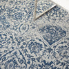 Nourison Damask Rug 06 Blue