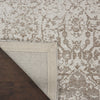 Nourison Damask Rug 06 Ivory