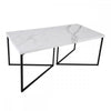 Fotini Coffee Table White Marble Effect