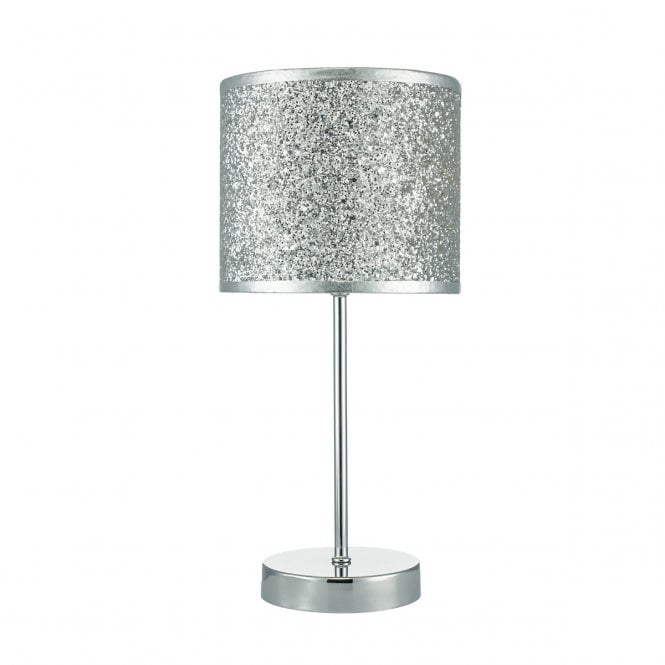 BIS4132 Bistro Touch Table Lamp Polished Chrome With Silver