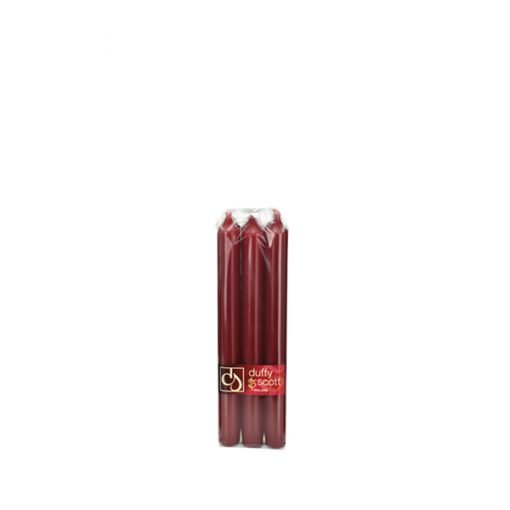Duffy  Scott Claret Dinner Candles 6 Pack