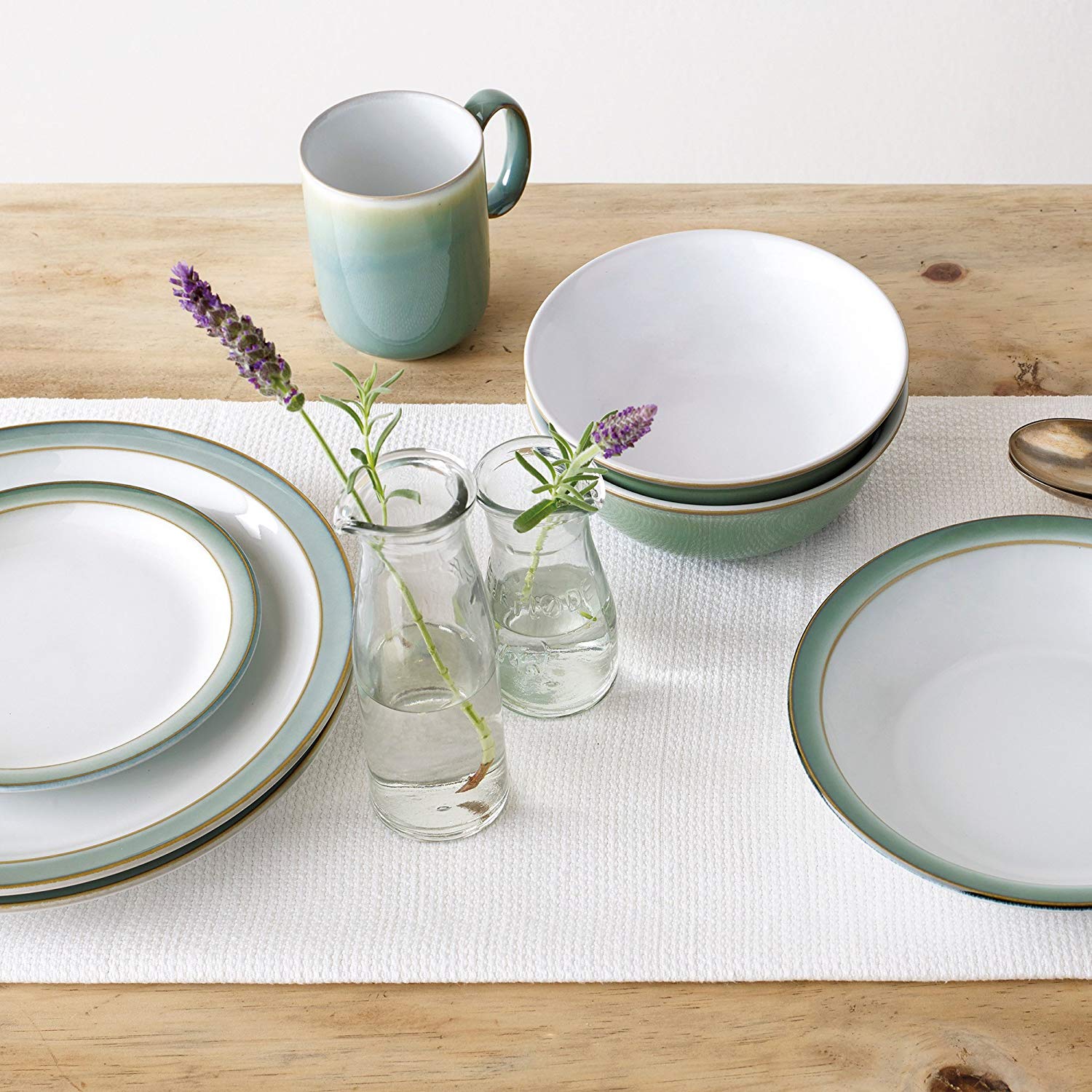 Denby Regency Green 16 Piece Boxed Tableware Set Foy and Company