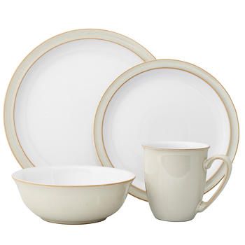 Denby Linen 16 Piece Boxed Tableware Set