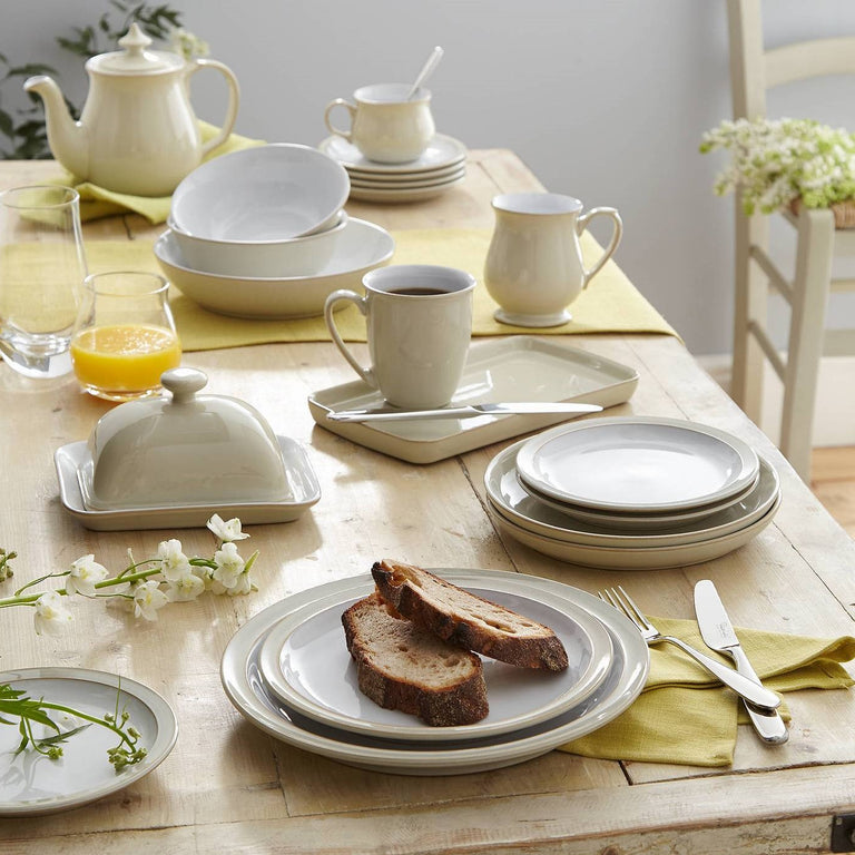 Denby Linen 12 Piece Boxed Tableware Set