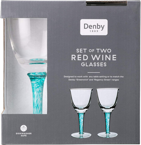 Denby Regency Green Red Wine Glass