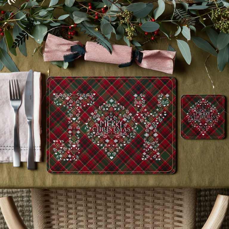Denby Christmas Joy Coasters Set Of 6