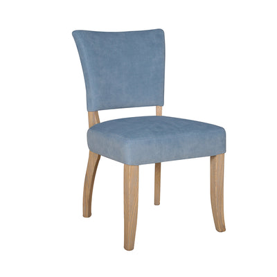 Duke Dining Chair Velvet Blue