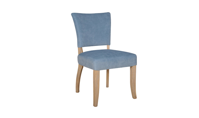 Duke Dining Chair Velvet Blue