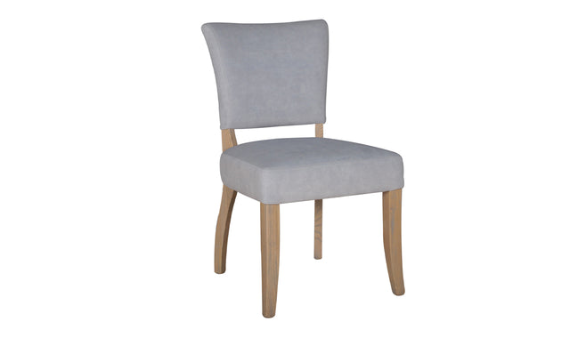 Duke Dining Chair Velvet Light Grey