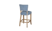 Solid oak legs - Stylish and cozy bar stool for a breakfast bar