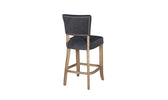 Transform your kitchen with the most comfortable bar stool - Duke Bar Stool Velvet Dark Grey