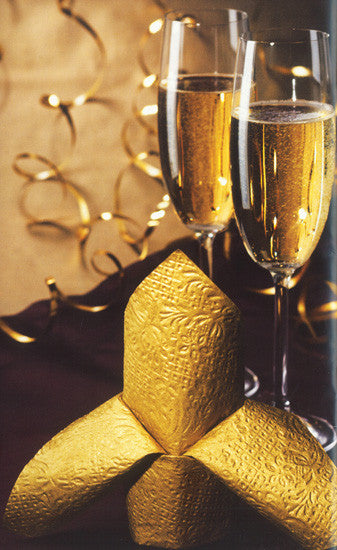 Gold Napkins 33x33cm