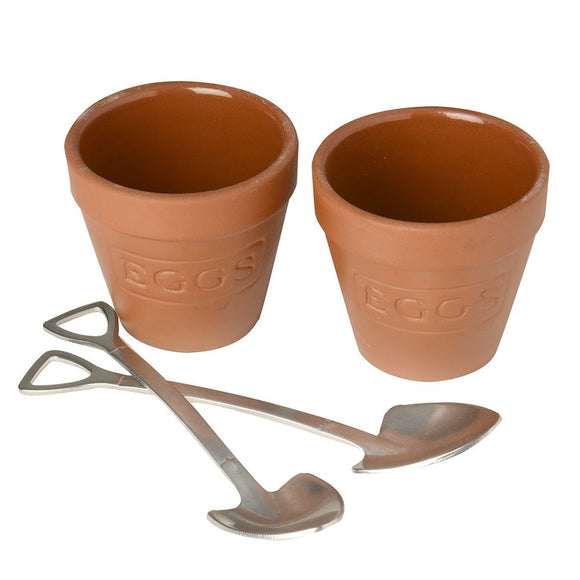 Eddingtons Flower Pot  Shovel Egg Cups