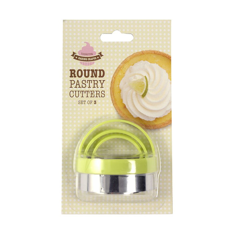 Eddingtons Round Pastry Cutters Set of 3