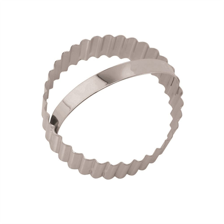 Eddingtons Round Stainless Steel Fluted Cookie Cutter