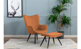 Eleanor Accent Chair  Rust