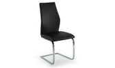 Modern Black Dining Chair - Sleek and Versatile Design for Kitchen or Dining Area