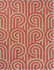 Florence Broadhurst Turnabouts Rug Claret