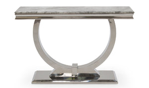 Arianna Console Table Grey Marble Top