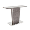Beppe Console Table  Light Grey Concrete Effect