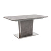Beppe Dining Table Ext  Light Grey Concrete Effect 120/160