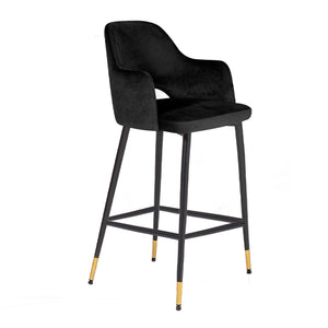 Upgrade your kitchen decor with the Brianna Bar Stool Black - stylish and comfortable bar stools.