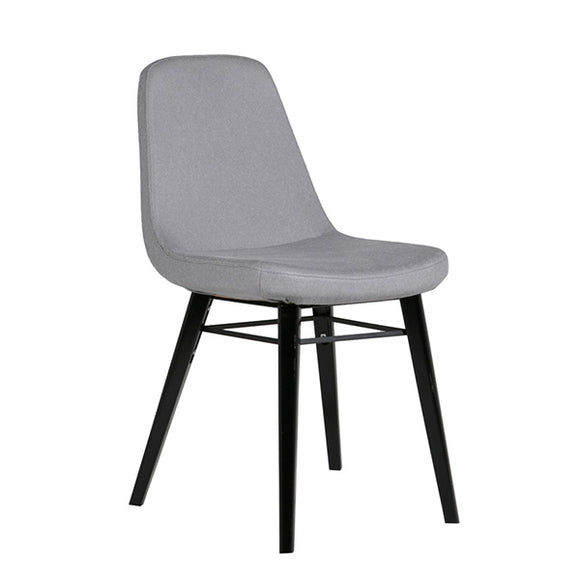 Jana Dining Chair  Grey Black Leg