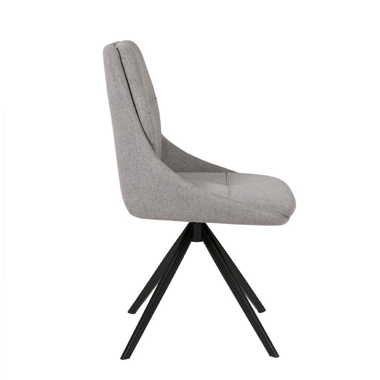 Jasmine Dining Chair  Light Grey