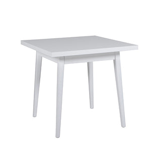 White small outlet square table