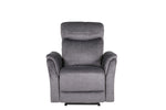 Create a cozy and contemporary seating area with the Matera 1 Seater Electric Recliner Chair in Vogue 16 Graphite Nett. This chair offers the convenience of electric reclining, providing you with customizable comfort at the touch of a button. The graphite upholstery complements a variety of interior styles.