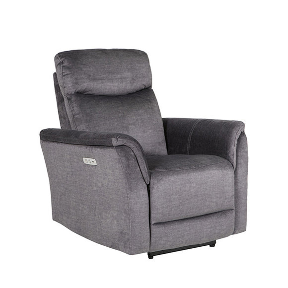 Experience unparalleled comfort and style with the Matera 1 Seater Electric Recliner Chair in Vogue 16 Graphite Nett. This chair features an electric reclining mechanism, allowing you to effortlessly find your desired position for relaxation. The sleek graphite upholstery adds a touch of modern elegance to your living space.