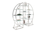 Monica Display Cabinet  Silver