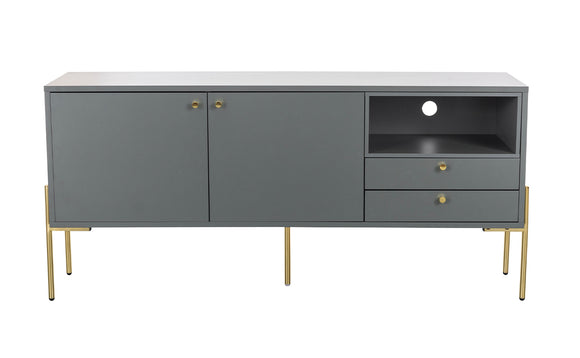 Madrid Sideboard 1500  Grey and Gold