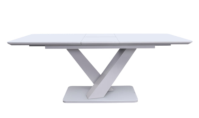Rafael Dining Table Ext  Light Grey Matt 1200/1600