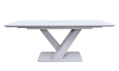 Rafael Dining Table Ext  Light Grey Matt 16002000